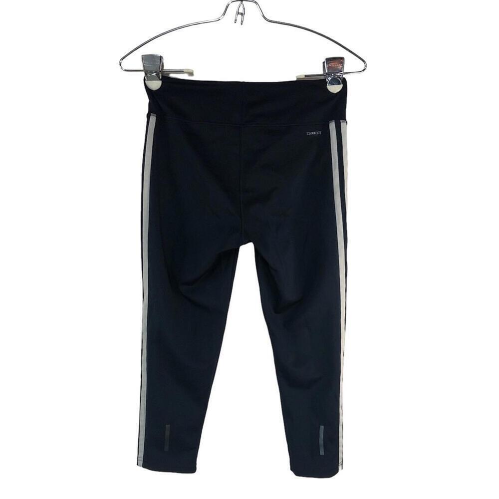 Adidas Women’s Athletic Drawstring Running Pant Reflectors Key Pocket Climalite